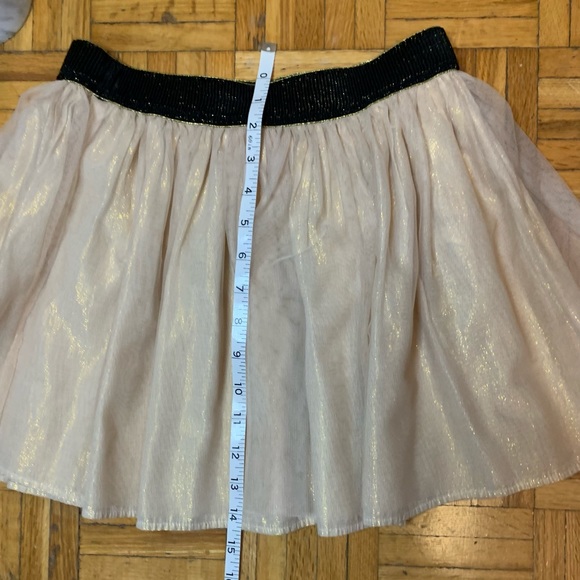 Super Cute Gold Sparkly Girls Dance Skirt Joe - Picture 5 of 6